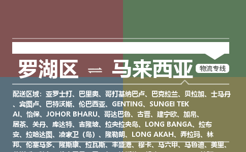 深圳到馬來西亞專線物流公司-羅湖區(qū)至馬來西亞貨運(yùn)公司-國際快遞全境派送