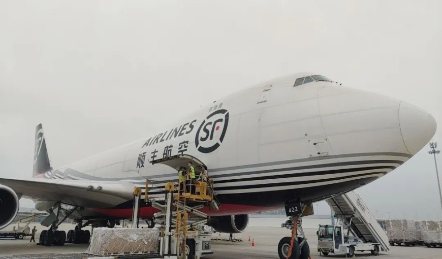 順豐航空在鄂州花湖機(jī)場開通的首條北美航線